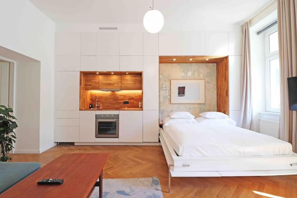 Smart Apt Mit Balkon Am Augarten Park Naehe Zentrum Wenen Buitenkant foto
